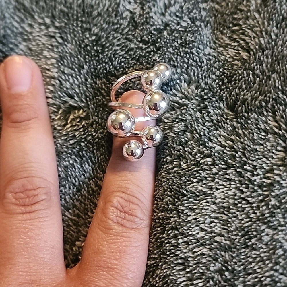 Sliver statement ring - Picture 3 of 4